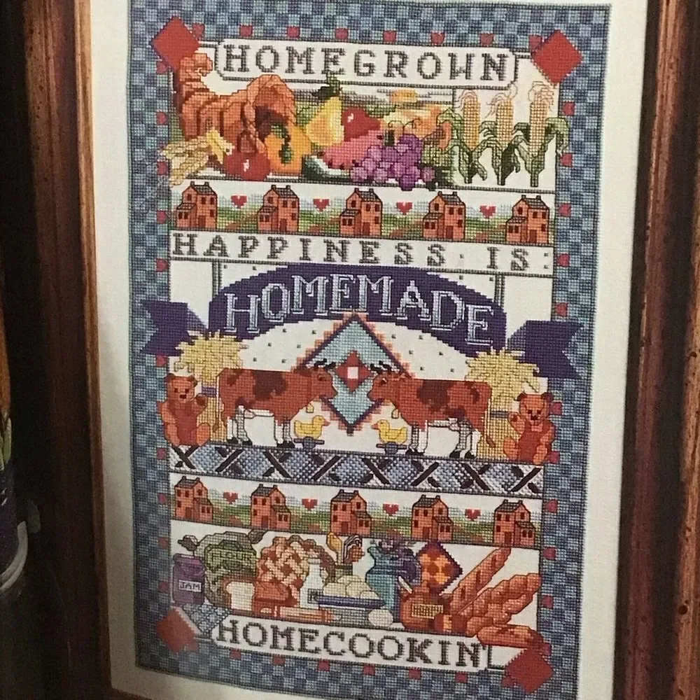Home Is‎ Where The Heart Is Cross Stitch American Sampler Book